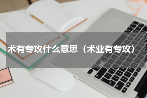 术有专攻什么意思（术业有专攻）