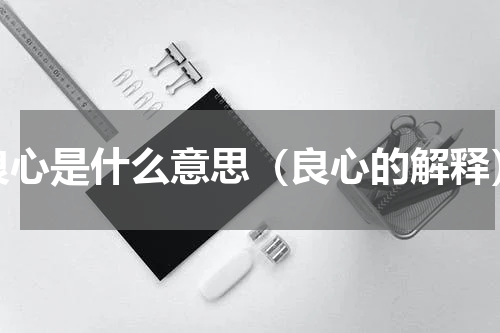 良心是什么意思（良心的解释）