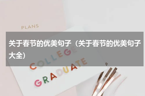 关于春节的优美句子（关于春节的优美句子大全）