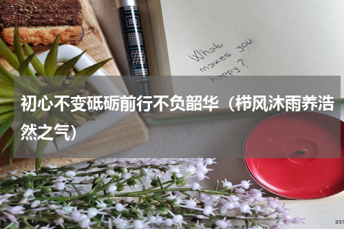初心不变砥砺前行不负韶华（栉风沐雨养浩然之气）