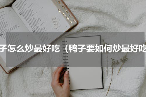 鸭子怎么炒最好吃（鸭子要如何炒最好吃）
