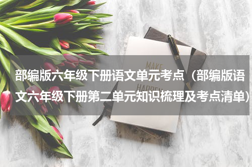 部编版六年级下册语文单元考点（部编版语文六年级下册第二单元知识梳理及考点清单）