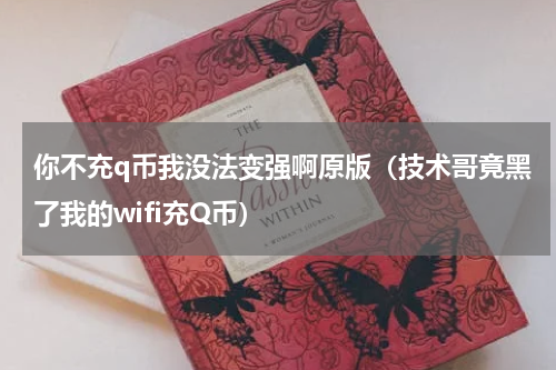 你不充q币我没法变强啊原版（技术哥竟黑了我的wifi充Q币）