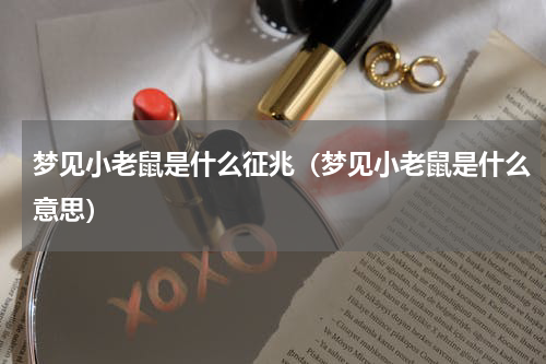 梦见小老鼠是什么征兆（梦见小老鼠是什么意思）