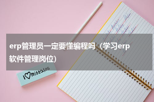 erp管理员一定要懂编程吗（学习erp软件管理岗位）