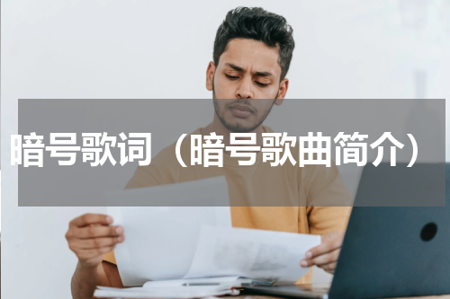 暗号歌词（暗号歌曲简介）