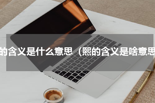 熙的含义是什么意思（熙的含义是啥意思）