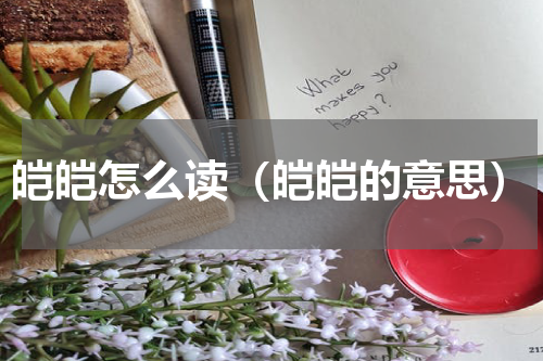 皑皑怎么读（皑皑的意思）