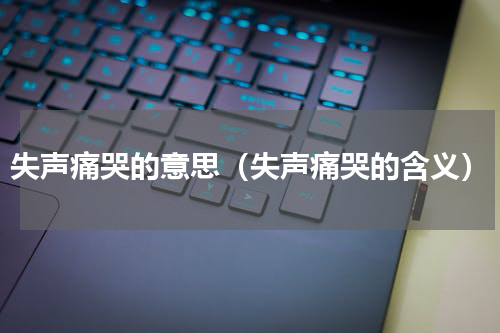 失声痛哭的意思（失声痛哭的含义）