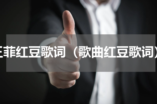王菲红豆歌词（歌曲红豆歌词）