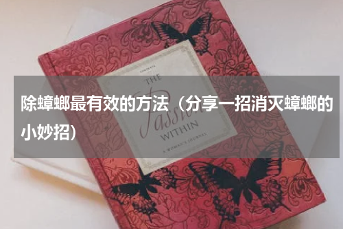 除蟑螂最有效的方法（分享一招消灭蟑螂的小妙招）