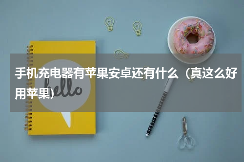手机充电器有苹果安卓还有什么（真这么好用苹果）