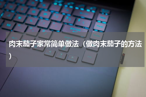 肉末茄子家常简单做法（做肉末茄子的方法）