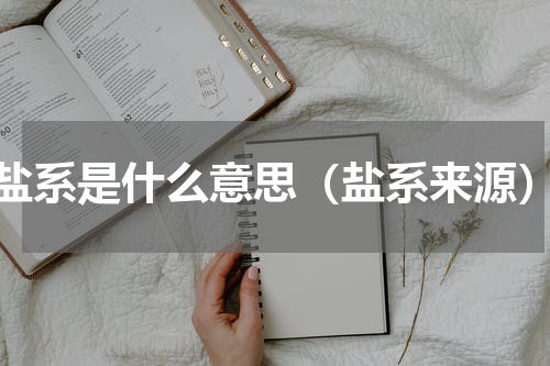 盐系是什么意思（盐系来源）