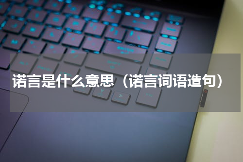 诺言是什么意思（诺言词语造句）