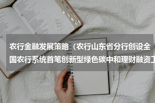 农行金融发展策略（农行山东省分行创设全国农行系统首笔创新型绿色碳中和理财融资工具）