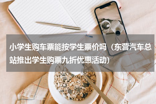小学生购车票能按学生票价吗（东营汽车总站推出学生购票九折优惠活动）