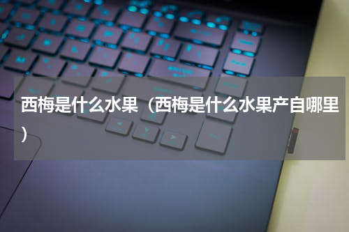 西梅是什么水果（西梅是什么水果产自哪里）
