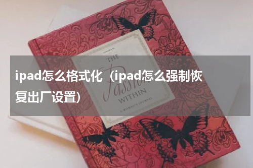 ipad怎么格式化（ipad怎么强制恢复出厂设置）