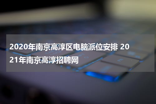 2020年南京高淳区电脑派位安排 2021年南京高淳招聘网