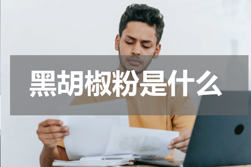 黑胡椒粉是什么