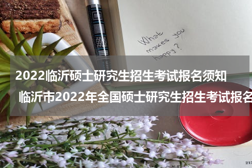 2022临沂硕士研究生招生考试报名须知 临沂市2022年全国硕士研究生招生考试报名网上确认公告