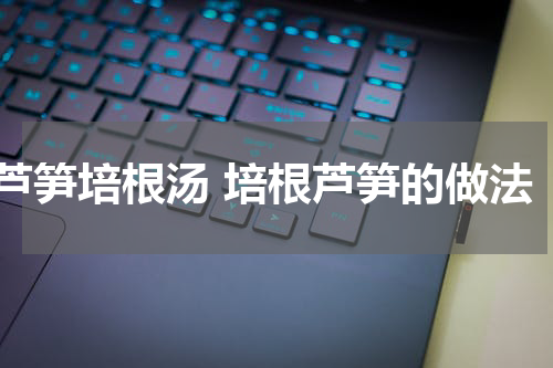 芦笋培根汤 培根芦笋的做法