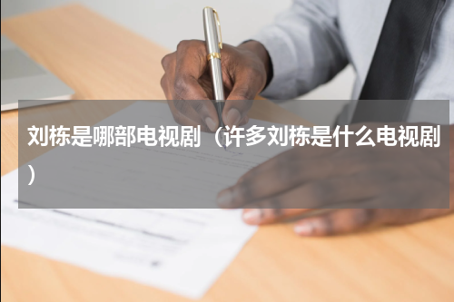 刘栋是哪部电视剧（许多刘栋是什么电视剧）