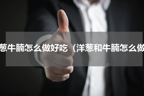 洋葱牛腩怎么做好吃（洋葱和牛腩怎么做）