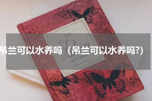 吊兰可以水养吗（吊兰可以水养吗?）