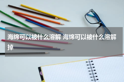 海绵可以被什么溶解 海绵可以被什么溶解掉