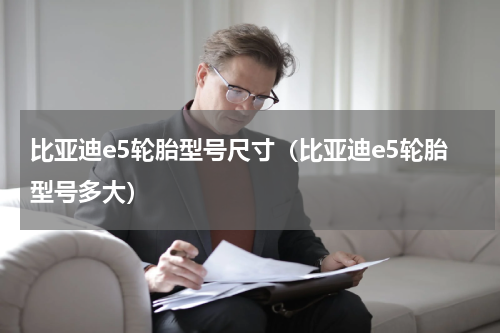 比亚迪e5轮胎型号尺寸（比亚迪e5轮胎型号多大）