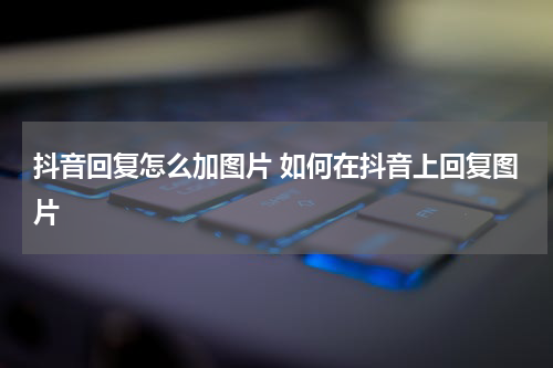 抖音回复怎么加图片 如何在抖音上回复图片