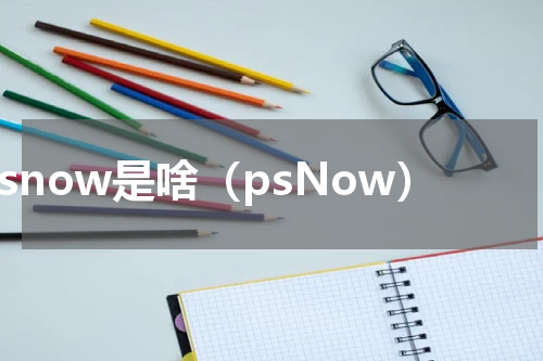 psnow是啥（psNow）
