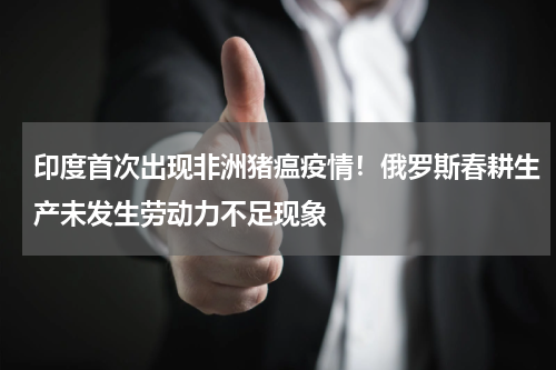 印度首次出现非洲猪瘟疫情！俄罗斯春耕生产未发生劳动力不足现象