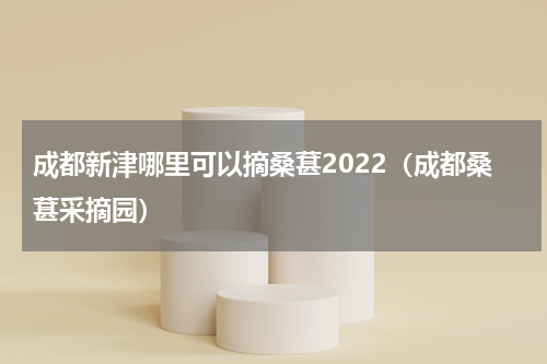 成都新津哪里可以摘桑葚2022（成都桑葚采摘园）