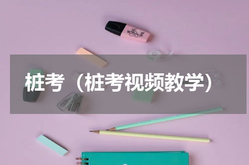 桩考（桩考视频教学）