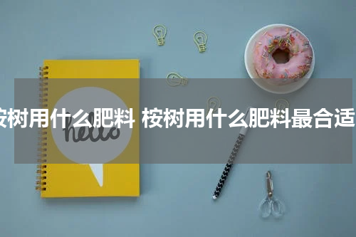 桉树用什么肥料 桉树用什么肥料最合适