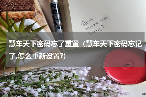 慧车天下密码忘了重置（慧车天下密码忘记了,怎么重新设置?）