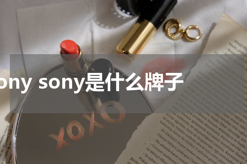 sony sony是什么牌子