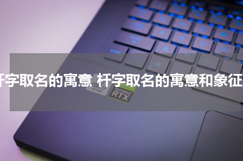 杄字取名的寓意 杄字取名的寓意和象征