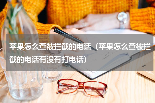 苹果怎么查被拦截的电话（苹果怎么查被拦截的电话有没有打电话）
