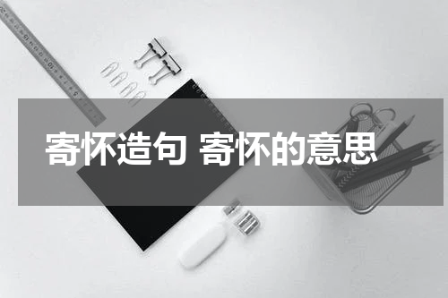 寄怀造句 寄怀的意思