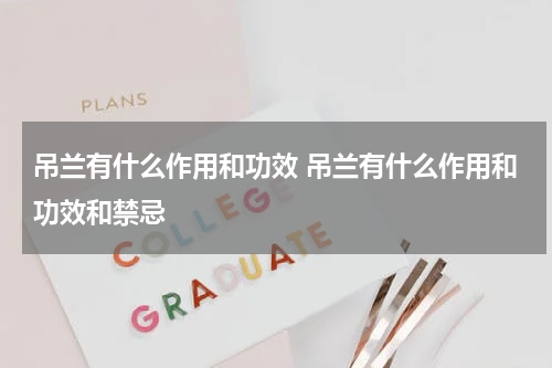 吊兰有什么作用和功效 吊兰有什么作用和功效和禁忌