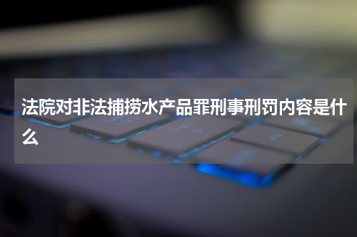 法院对非法捕捞水产品罪刑事刑罚内容是什么