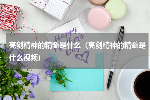 亮剑精神的精髓是什么（亮剑精神的精髓是什么视频）