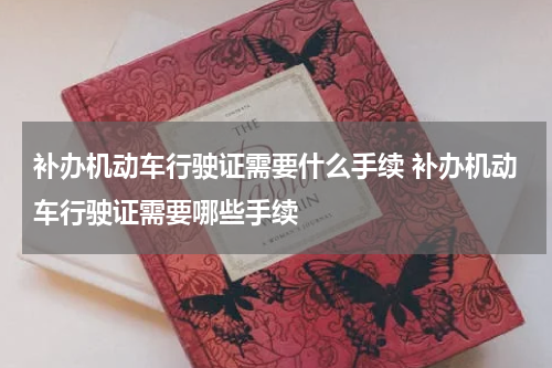 补办机动车行驶证需要什么手续 补办机动车行驶证需要哪些手续