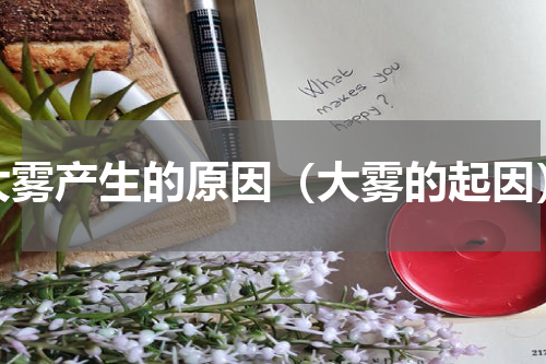 大雾产生的原因（大雾的起因）