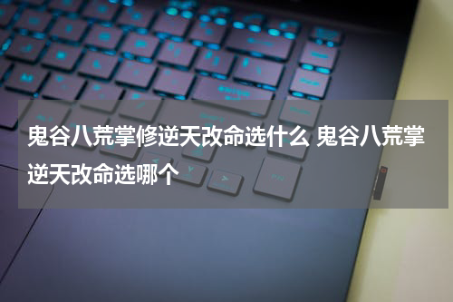 鬼谷八荒掌修逆天改命选什么 鬼谷八荒掌逆天改命选哪个