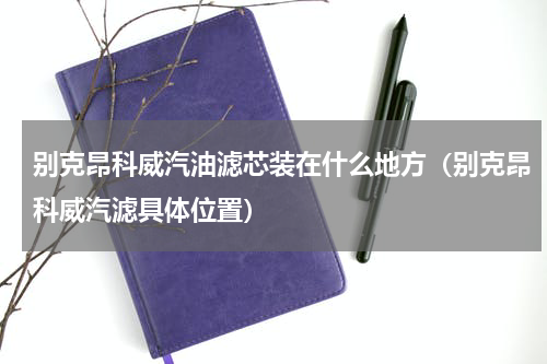 别克昂科威汽油滤芯装在什么地方（别克昂科威汽滤具体位置）